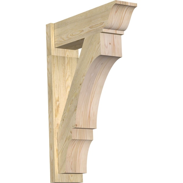 Ekena Millwork Balboa Traditional Rough Sawn Outlooker, Douglas Fir, 8"W x 26"D x 38"H OUT08X26X38BOA01RDF - main